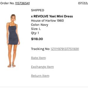 House of Harlow dress revolve
